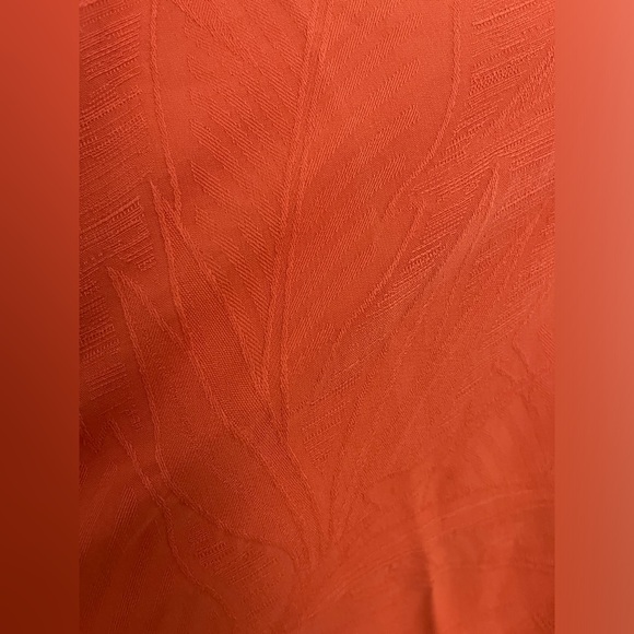 Tommy Bahama 100% Silk Hawaiian Style Short Sleeve Button Down Orange Size 3XT - Picture 6 of 10